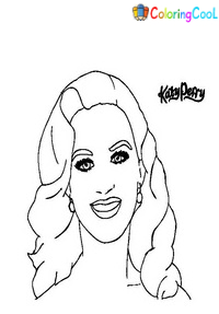Katy Perry Coloring Pages