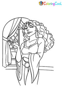 Mother Gothel Coloring Pages