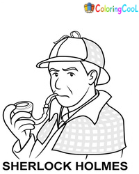 Sherlock Holmes Coloring Pages