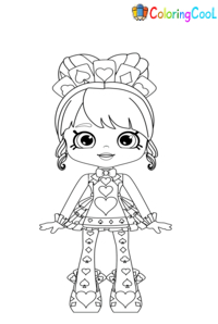 Shoppies Dolls Coloring Pages