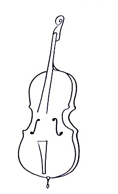 Cello Drawing