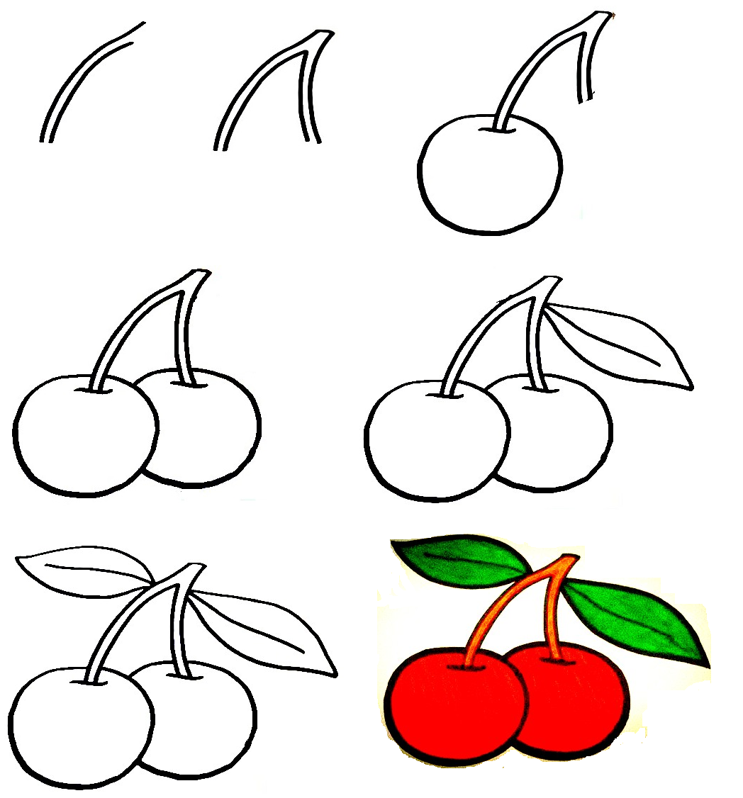 How To Draw  Cherry