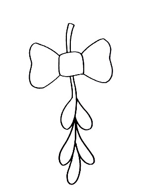 How To Draw A Mistletoe