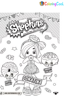 Shopkins Shoppies Coloring Pages