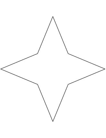 4 Points Star Free