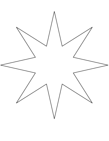 8 Point Star To Print