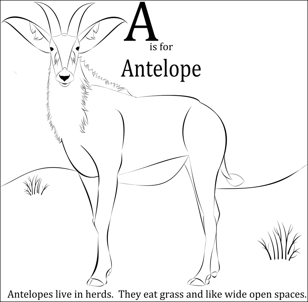 Alphabet Coloring Coloring Page