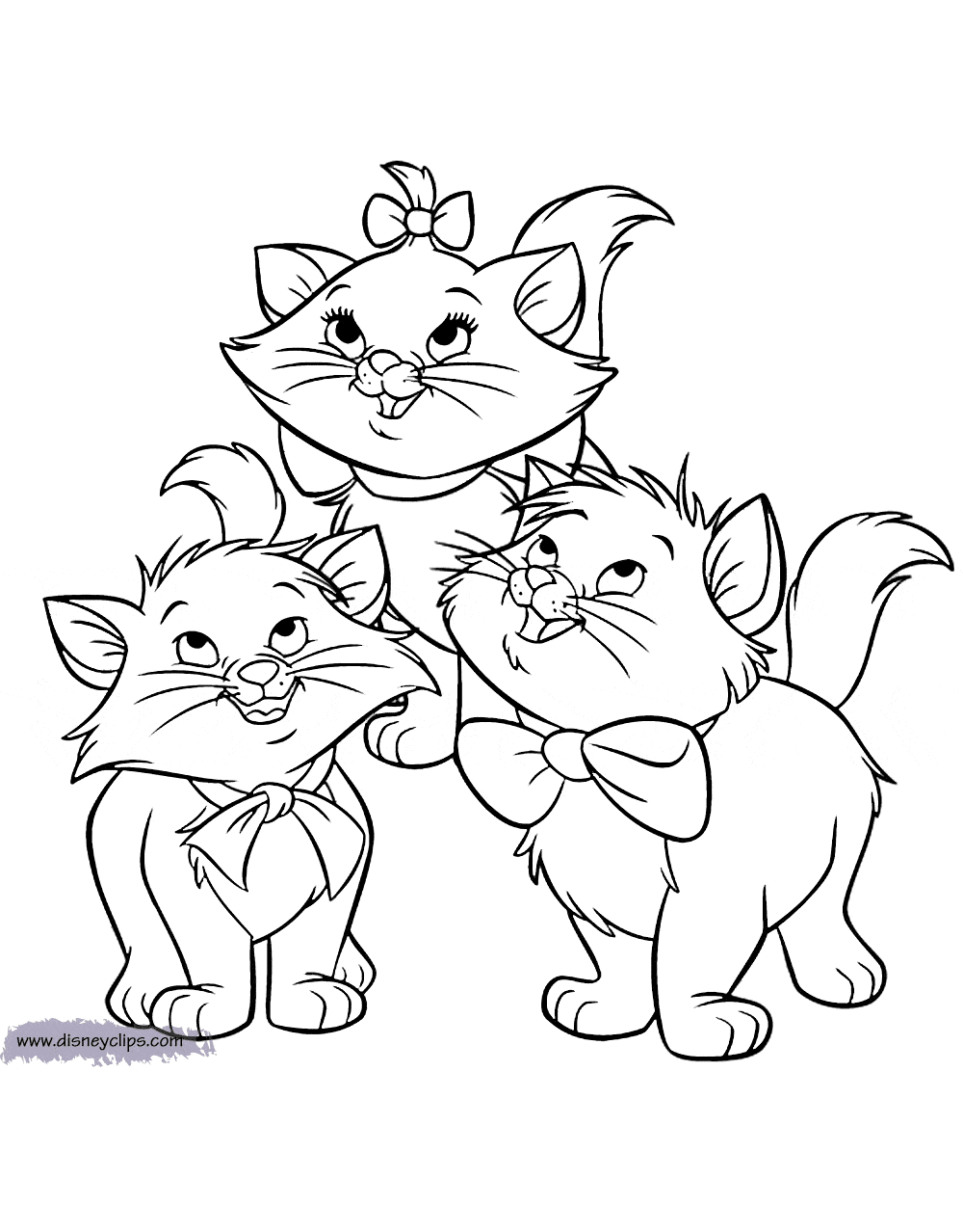 Aristocats Free Coloring Pages   Coloring Cool