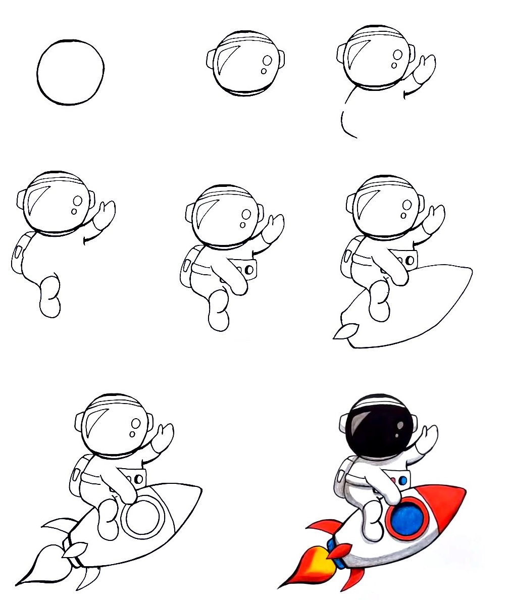 Astronaut-Drawing