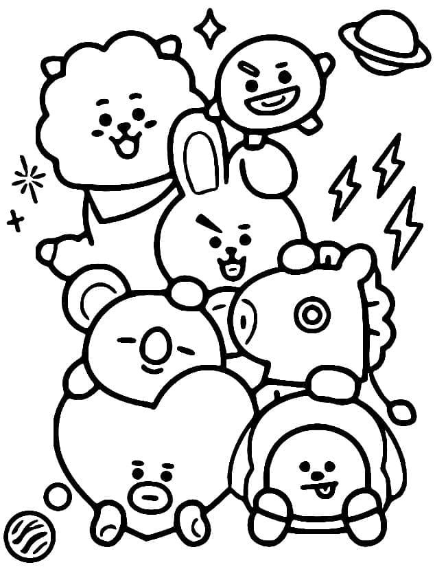 BT 21 Characters