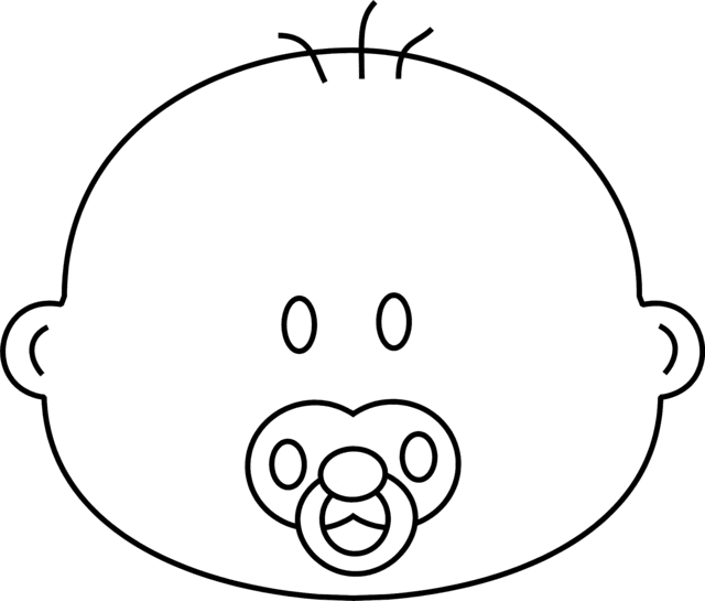 Baby Boy Free Print Coloring Page