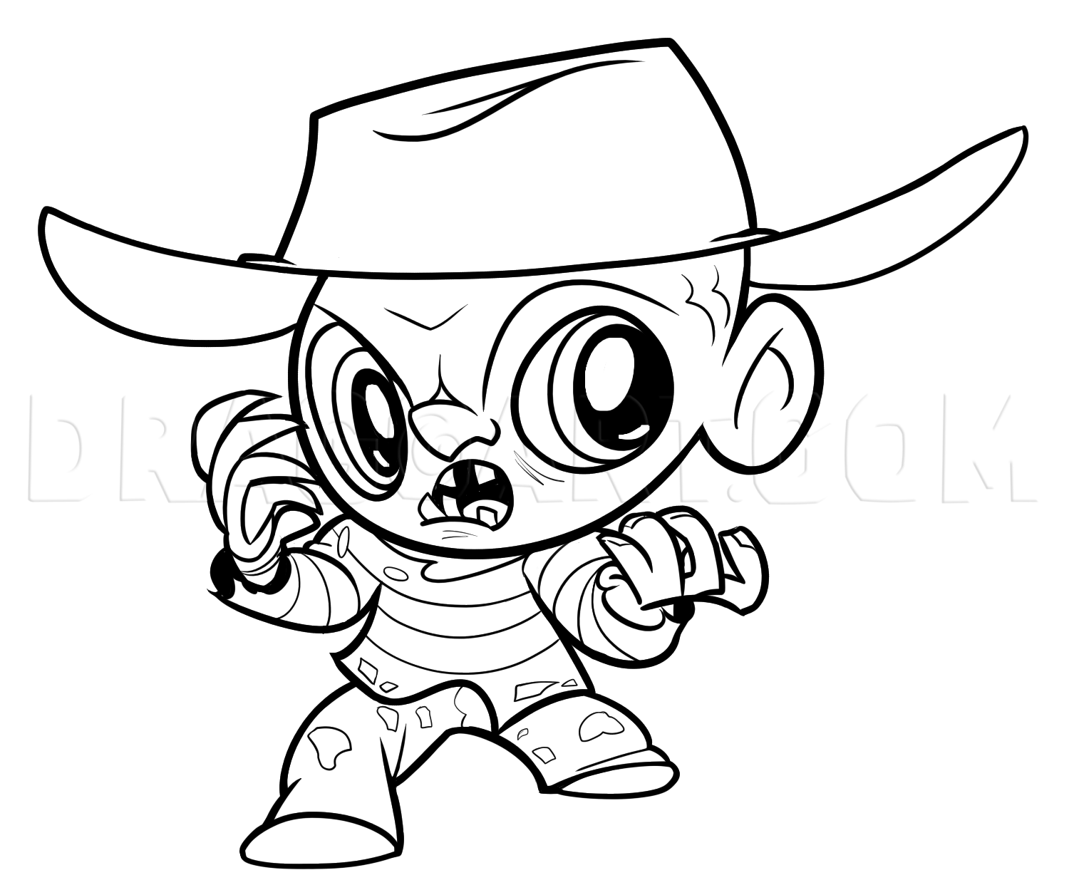 Baby Freddy Krueger Coloring Coloring Page