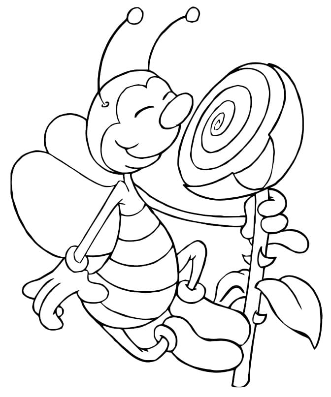 Bee Coloring