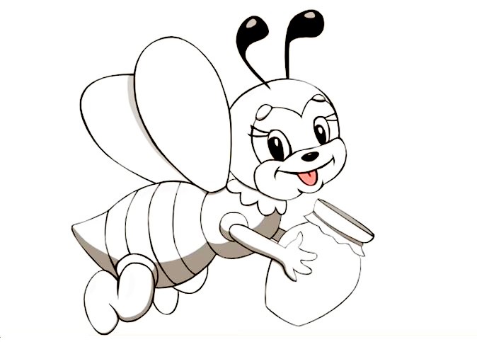 Bee-Drawing-7