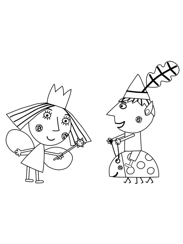 Ben And Holly’s Little Kingdom Image Coloring Page