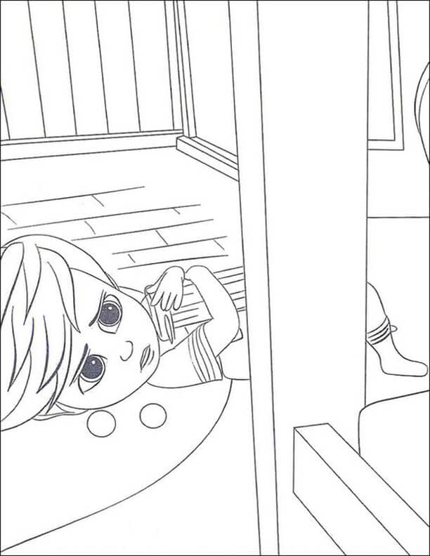 Boss Baby Floor Coloring Page