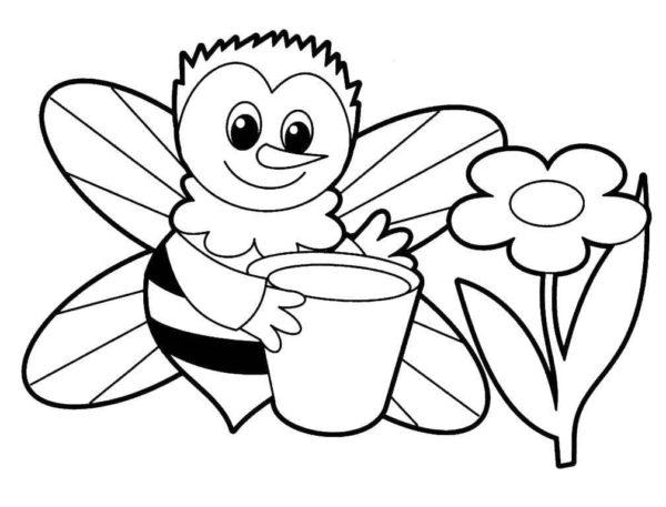 Bucket for collecting nectar