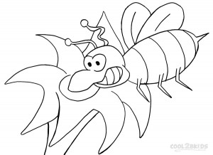 Bumble Bee Coloring Pages To Print