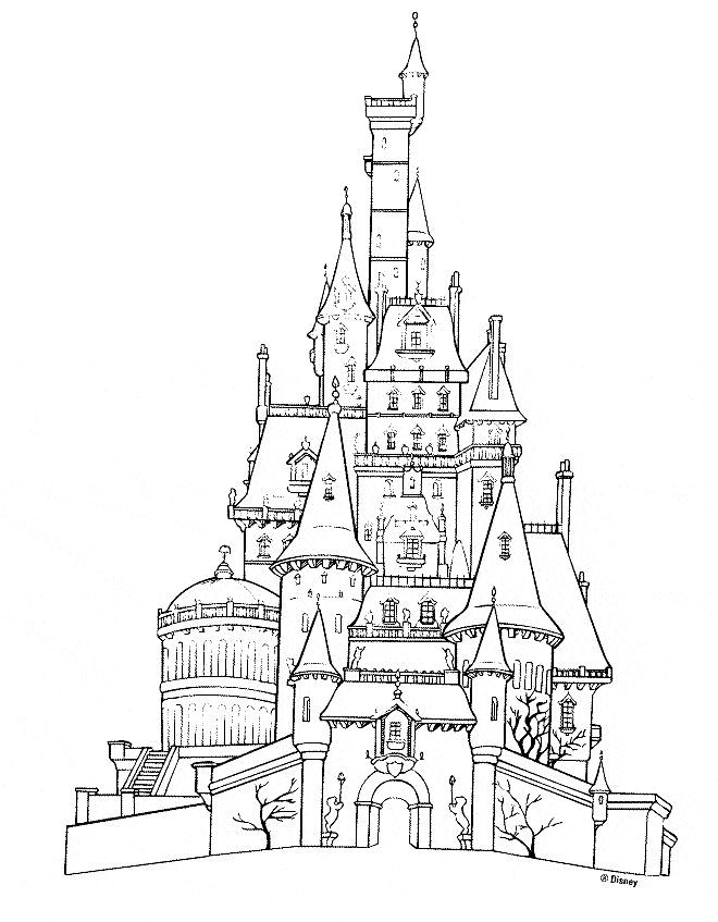 Castles coloring Coloring Page