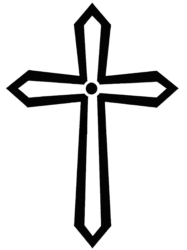 Celtic Cross Printable Coloring Page