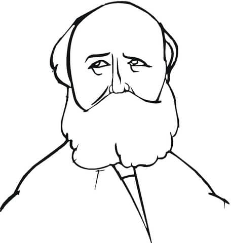 Charles Francois Gounod Coloring Page