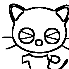 Chococat For Children Coloring Page