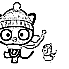 Chococat For Kids Coloring Page