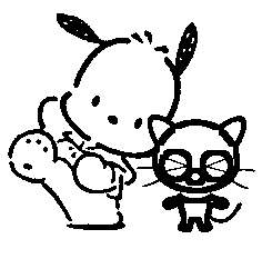 Chococat Image Coloring Page