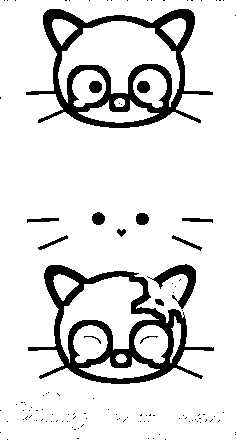 Chococat Sweet Coloring Page
