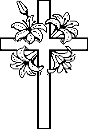Christian Cross For Kids Coloring Page