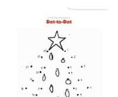 Christmas Dot to Dot Pages Coloring Page