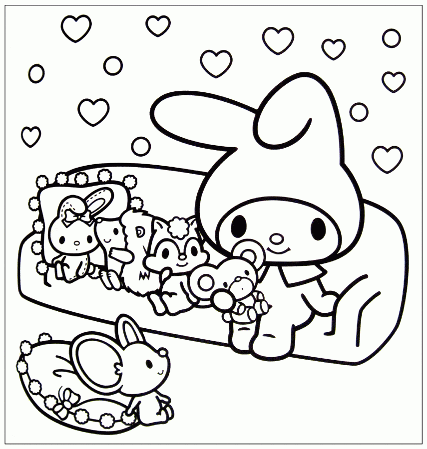Cinnamoroll Picture To Print Coloring Page