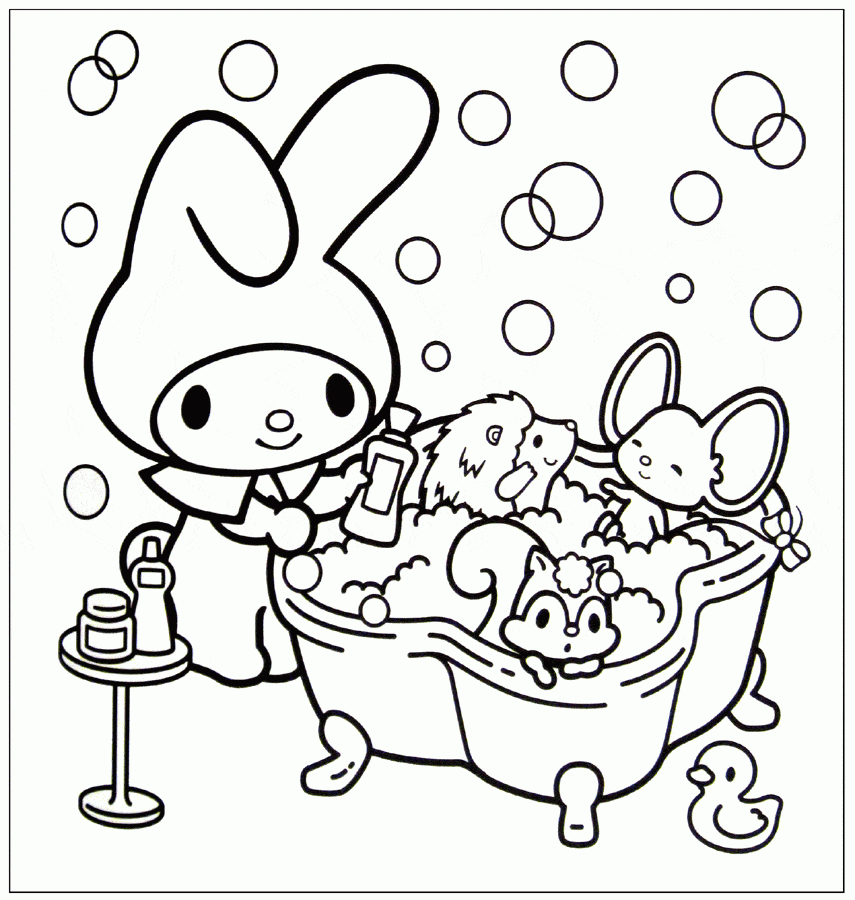 Cinnamoroll coloring To print Coloring Page