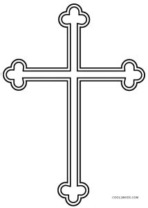 Coloring Pages of Crosses Coloring Page