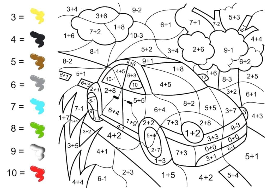 Coloring book for boys car Coloring Page