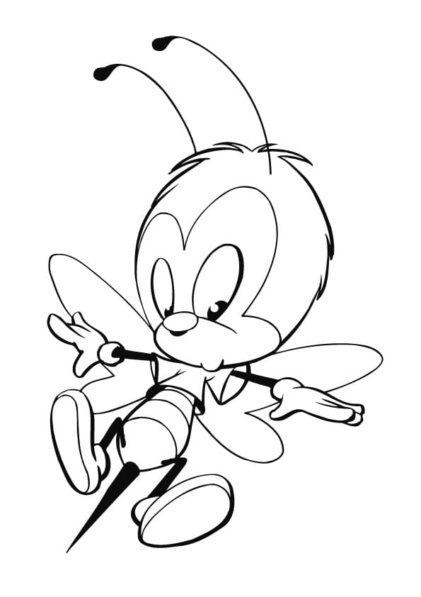 Coloring Pages Bee Coloring Page