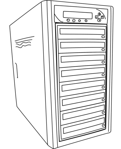 Computer coloring page Coloring Page