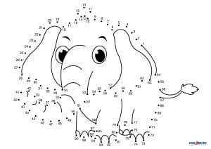 Connect the Dots Coloring Pages
