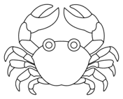 Crab Image Free Printable Coloring Page
