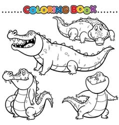 Crocodile Coloring To Print Coloring Page
