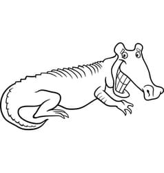 Crocodile For Kids To Print Coloring Page