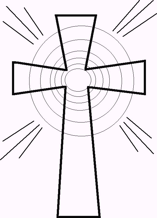Cross For Children Coloring Page