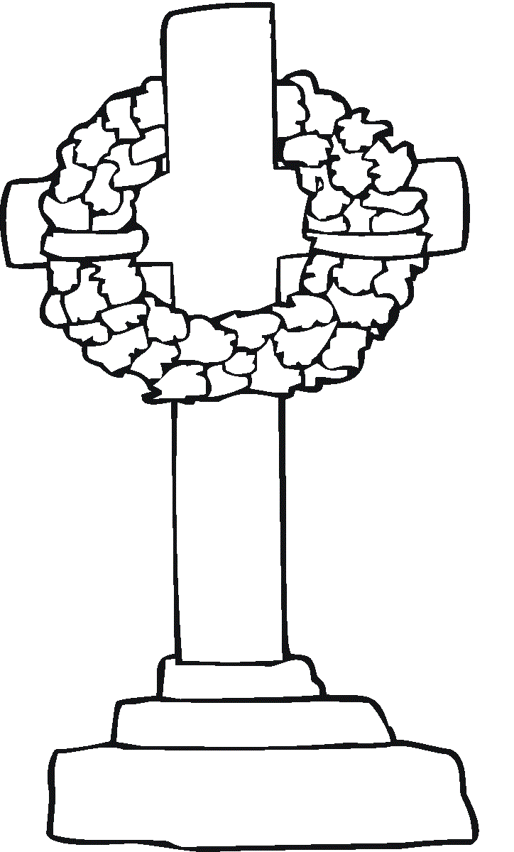 Cross Free Image Coloring Page