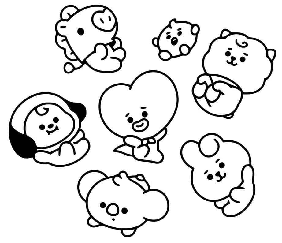 Cute Characters BT21