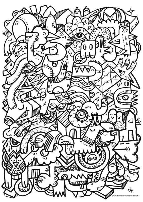 Difficult Coloring Pages For Kids