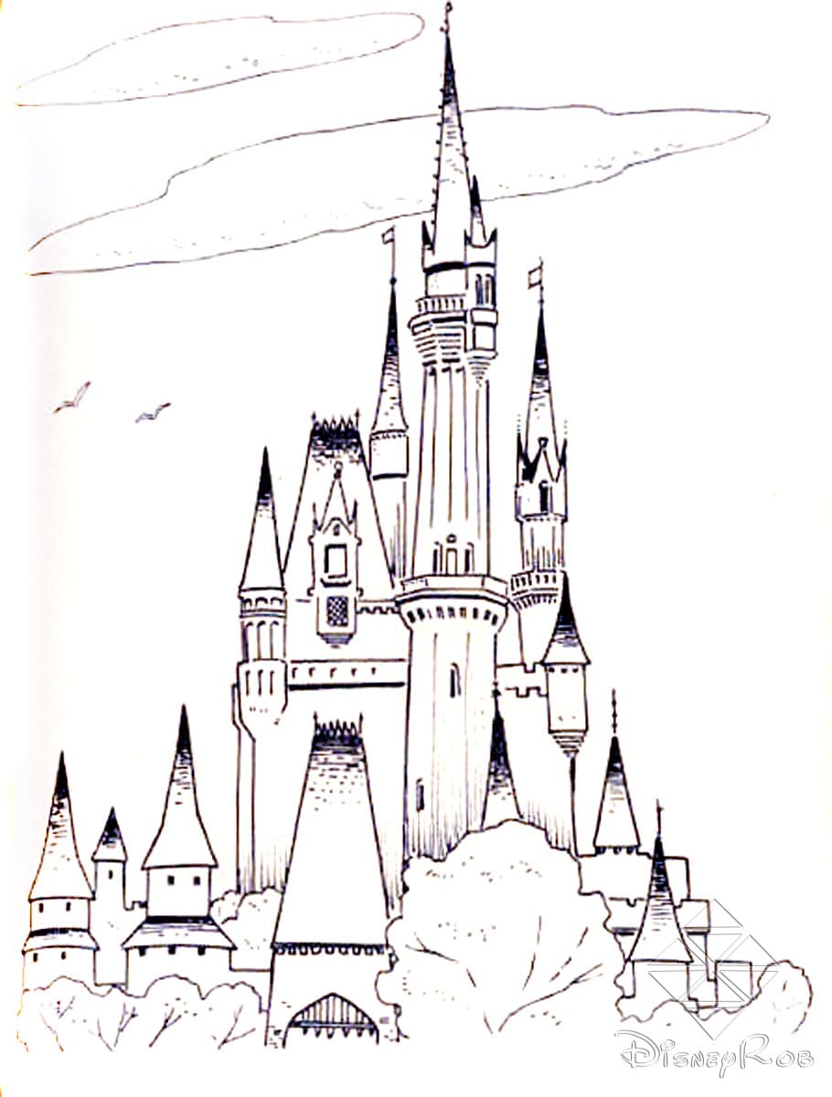 Disney Castle Coloring Pages Coloring Page