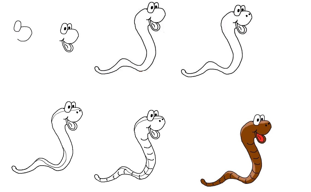Earthworm-Drawing