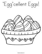 Egg cellent Eggs Coloring Page Coloring Page