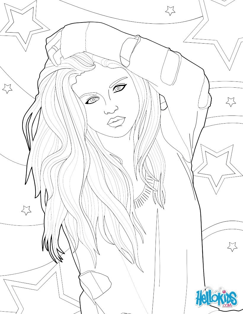 Famous People Free Coloring Page