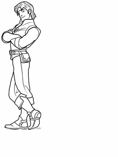 Flynn Printable For kids and adults Coloring Page